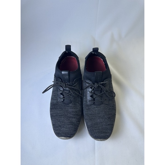 Cole‎ Haan C30654 Mens Grand Motion Knit Sneaker Size 12M Gray Black Lace Up - Picture 1 of 9